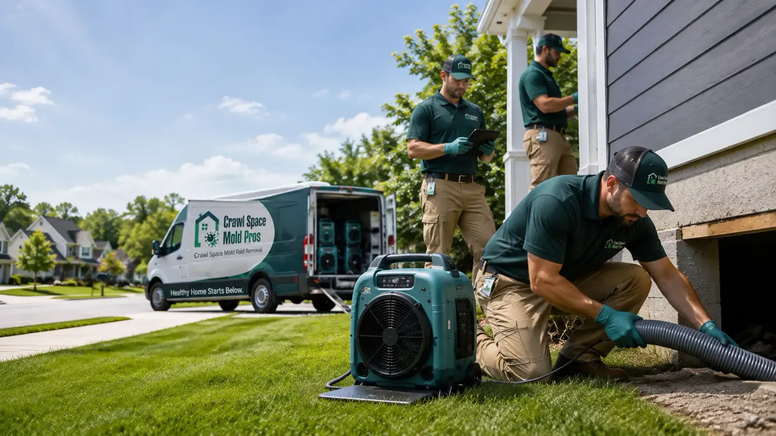 Crawl Space Mold Removal in Inwood, IA